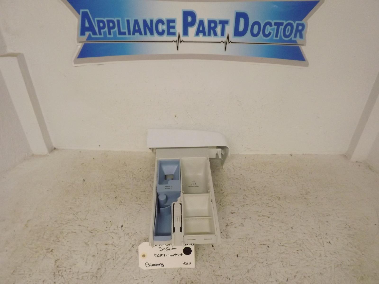 Samsung Washer DC97-16144H Detergent Dispenser Drawer Used Samsung Washer DC97-16144H Detergent Dispenser Drawer Used